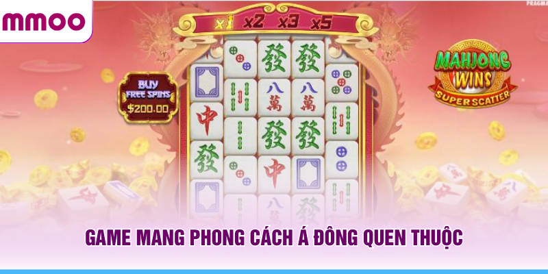 Đường Mạt Chược MMOO - Game Slot Hấp Dẫn Với Lối Chơi Cuốn Hút 5 Game MMOO mang phong cách Á Đông quen thuộc